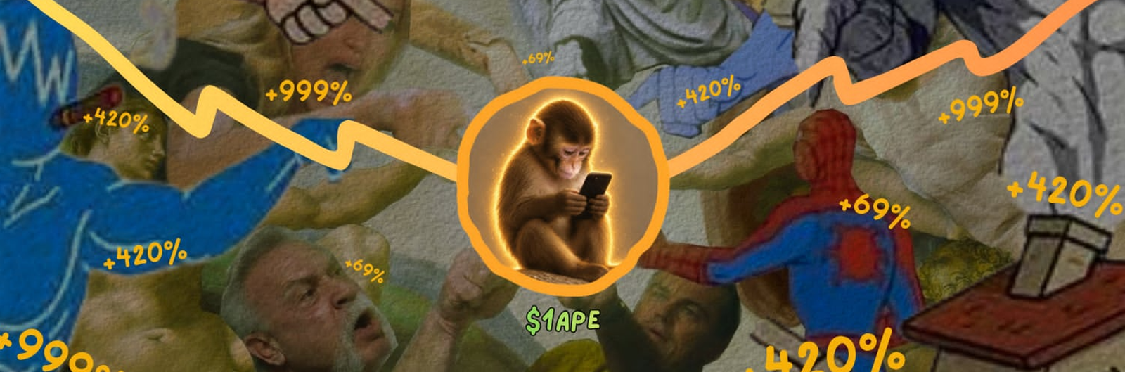 1 APE Official Banner Meme Chart